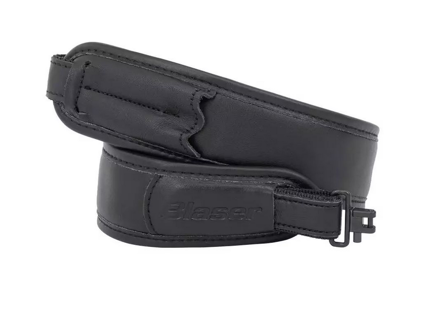 Blaser Gewehrriemen Leder Schwarz