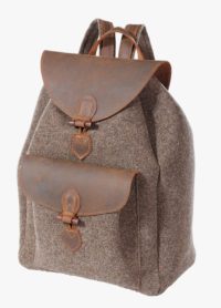 Lautloser Wanderrucksack aus Wollfilz