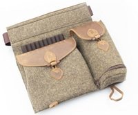 Ansitztasche aus Wollfilz und Leder – Bild 2