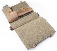Ansitztasche aus Wollfilz und Leder – Bild 4