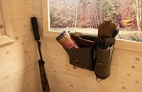 Ansitztasche aus Wollfilz und Leder – Bild 5