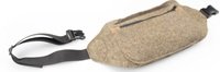 Bauchtasche aus Wollfilz und Leder mit Muff – Bild 2