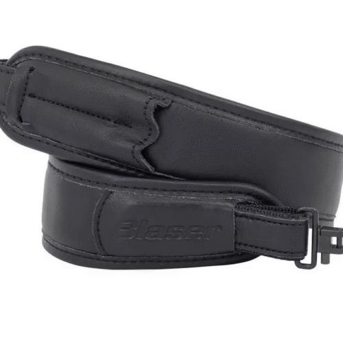 Blaser Gewehrriemen Leder Schwarz