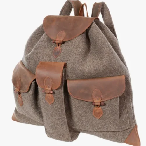 Lautloser Jagdrucksack aus Wollfilz